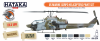 Hataka HTK-CS14 ORANGE LINE – US Marine Corps Helicopters Paint Set (8x17ml)